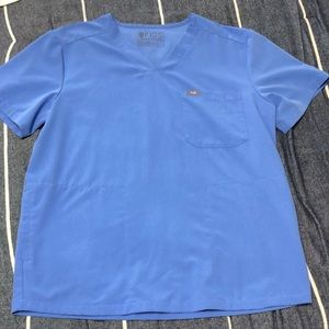 NWOT men’s Figs Chisec Ceil blue scrub top